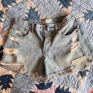 Abercrombie The Boyfriend Short Mid Rise Curve Love